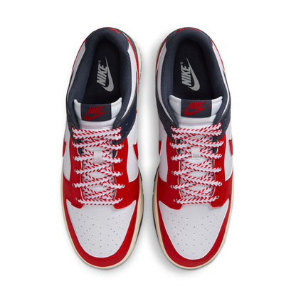 Nike Mens Dunk Low Retro  - White/University Red Denim Exchange