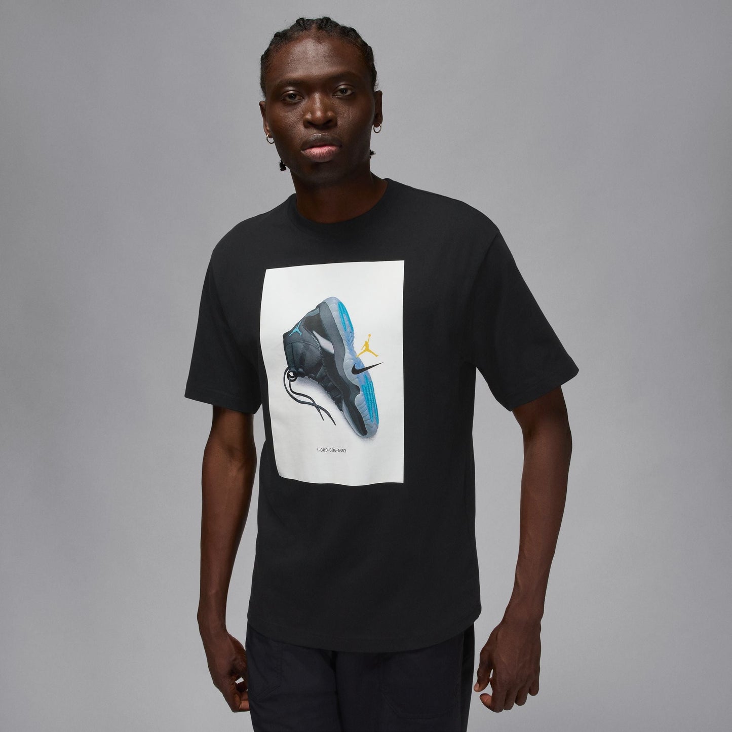 Air Jordan Mens Gamma Tee - Black Denim Exchange
