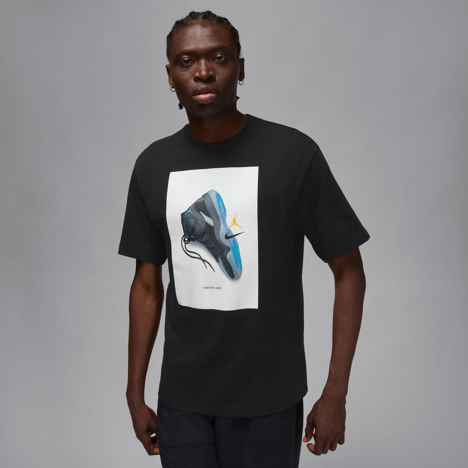 Air Jordan Mens Gamma Tee - Black Denim Exchange