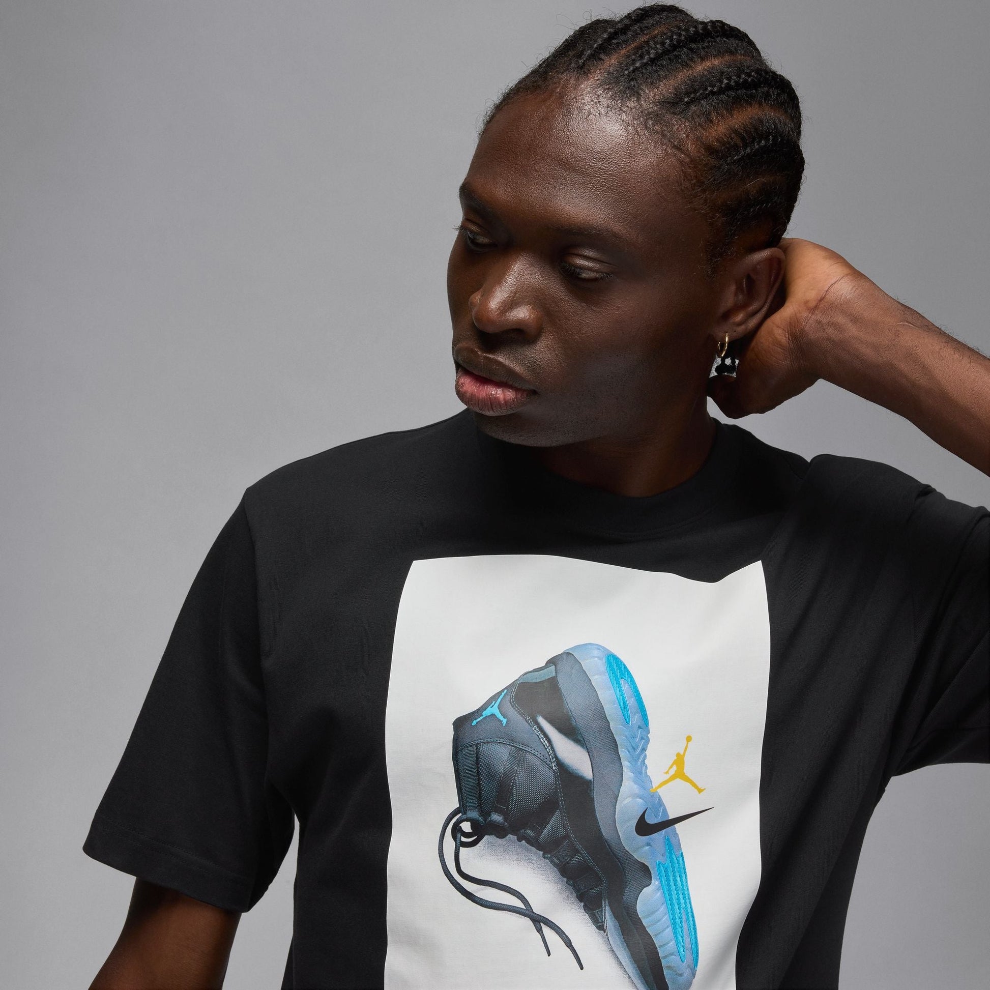Air Jordan Mens Gamma Tee - Black Denim Exchange