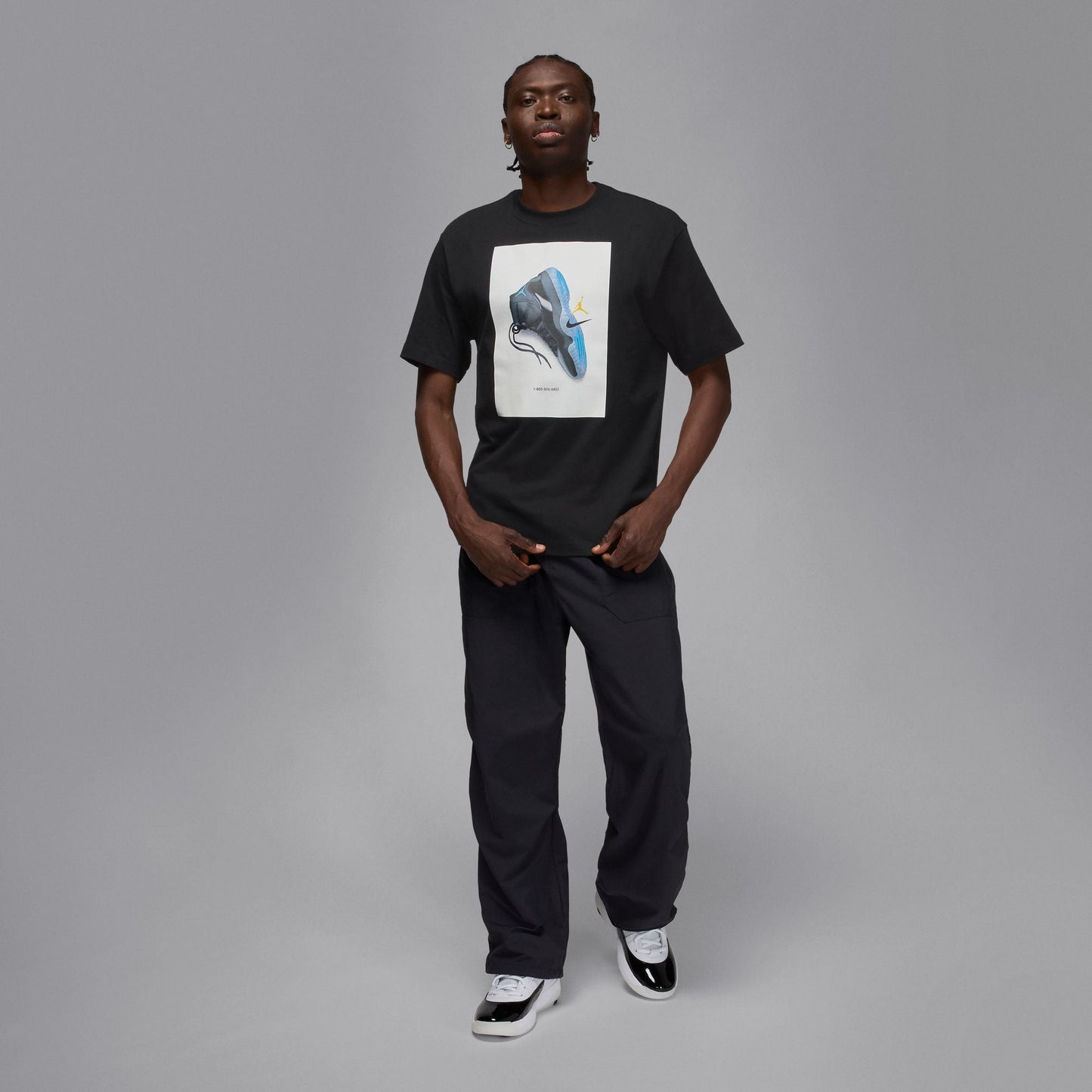 Air Jordan Mens Gamma Tee - Black Denim Exchange