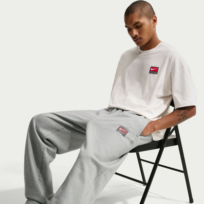 Nike Mens Solo Swoosh Joggers - Grey/White Denim Exchange