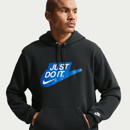 Nike Mens Fleece Hoodie - Black Denim Exchange