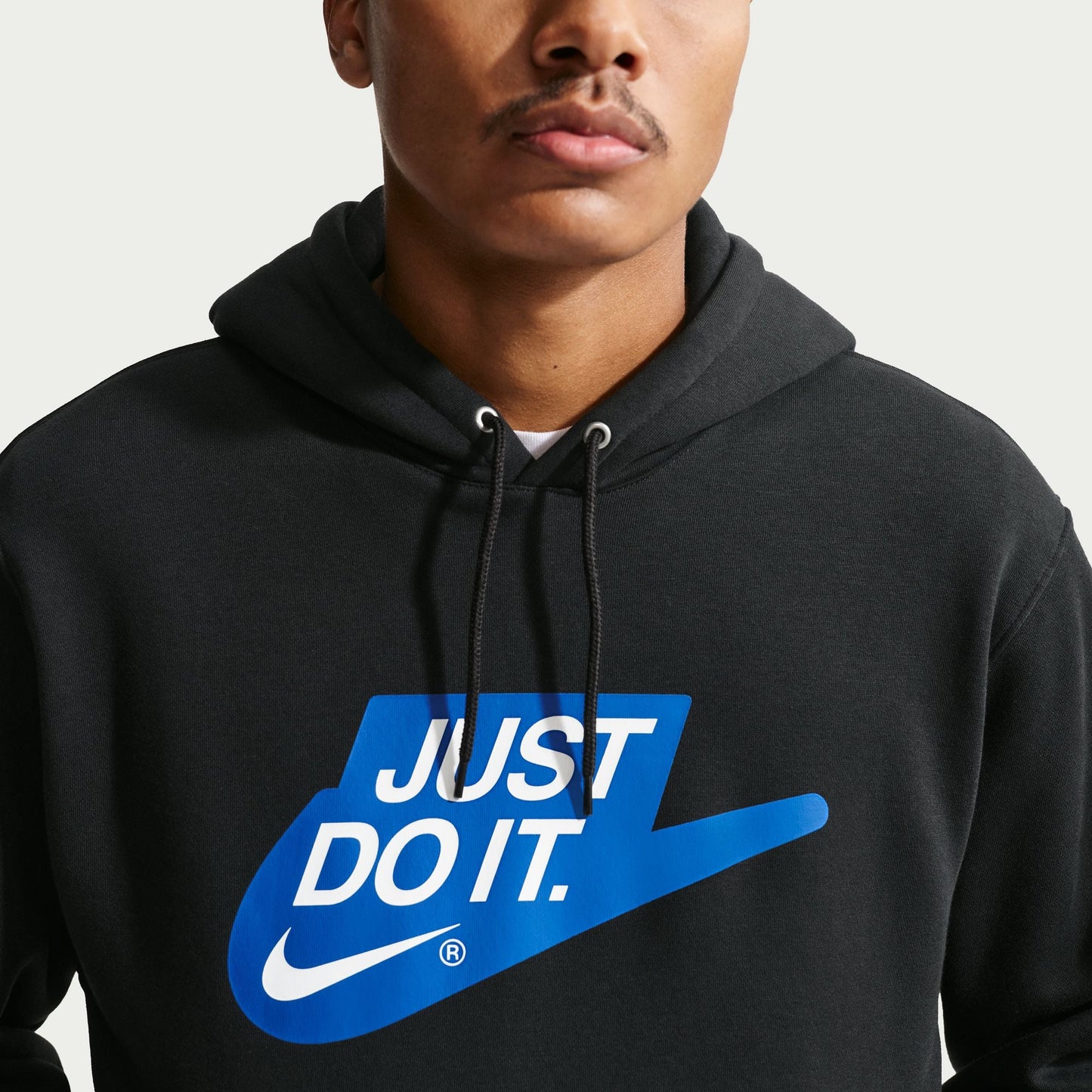 Nike Mens Fleece Hoodie - Black Denim Exchange
