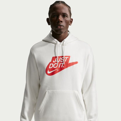 Nike Mens Fleece Hoodie - Sail Denim Exchange