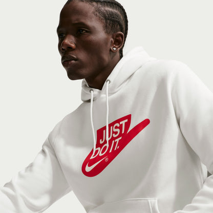 Nike Mens Fleece Hoodie - Sail Denim Exchange