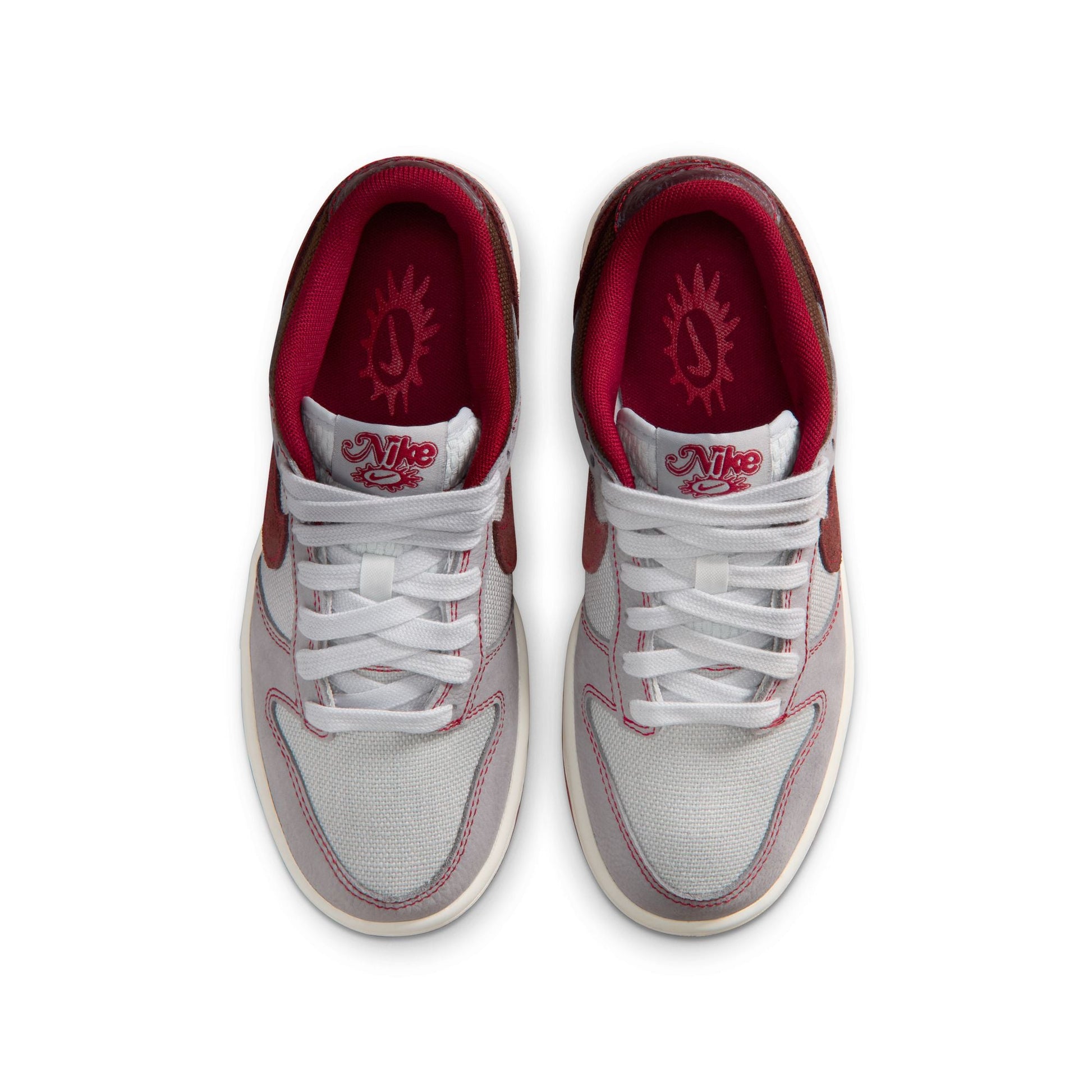 Nike Big Kids Dunk Low LV8 - Pure Platinum Denim Exchange