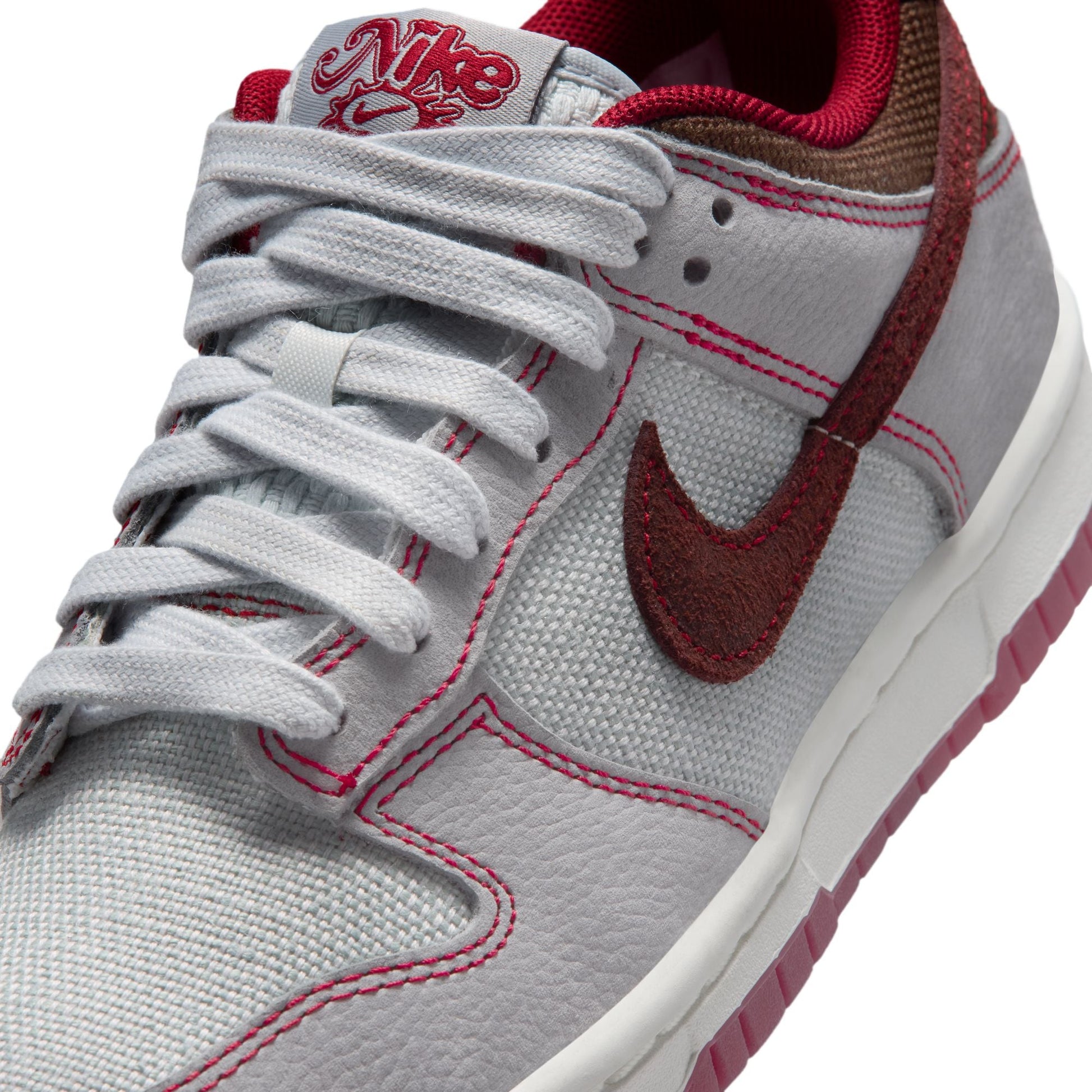 Nike Big Kids Dunk Low LV8 - Pure Platinum Denim Exchange