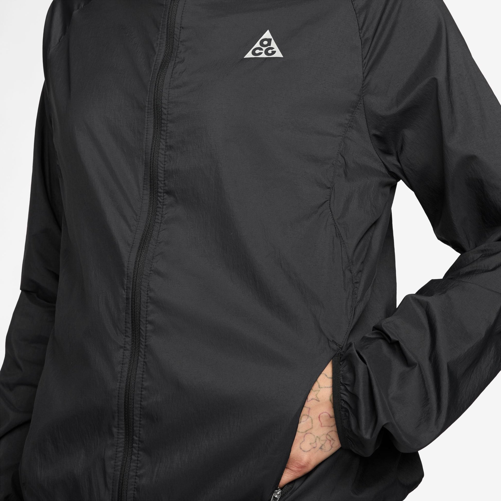 Nike Womens ACG Repel Running Jacket - Black Denim Exchange