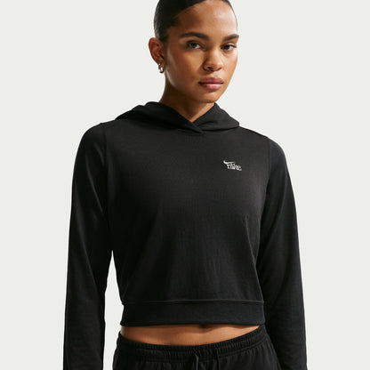 Nike Womens Sportswear Chill Knit Lightweight Hoodie - Black/Chalk Denim Exchange