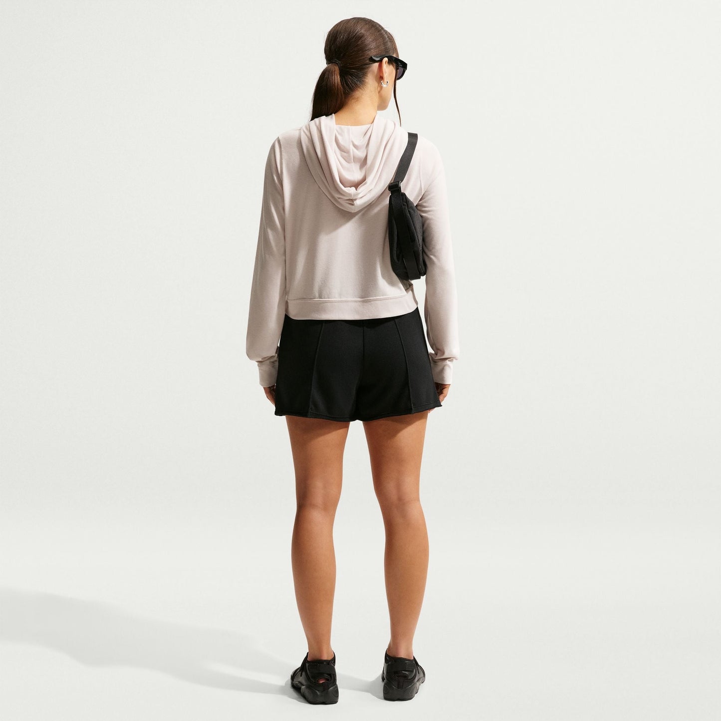 Nike Womens Sportswear Chill Knit Lightweight Hoodie - Light Orewood Brown Denim Exchange