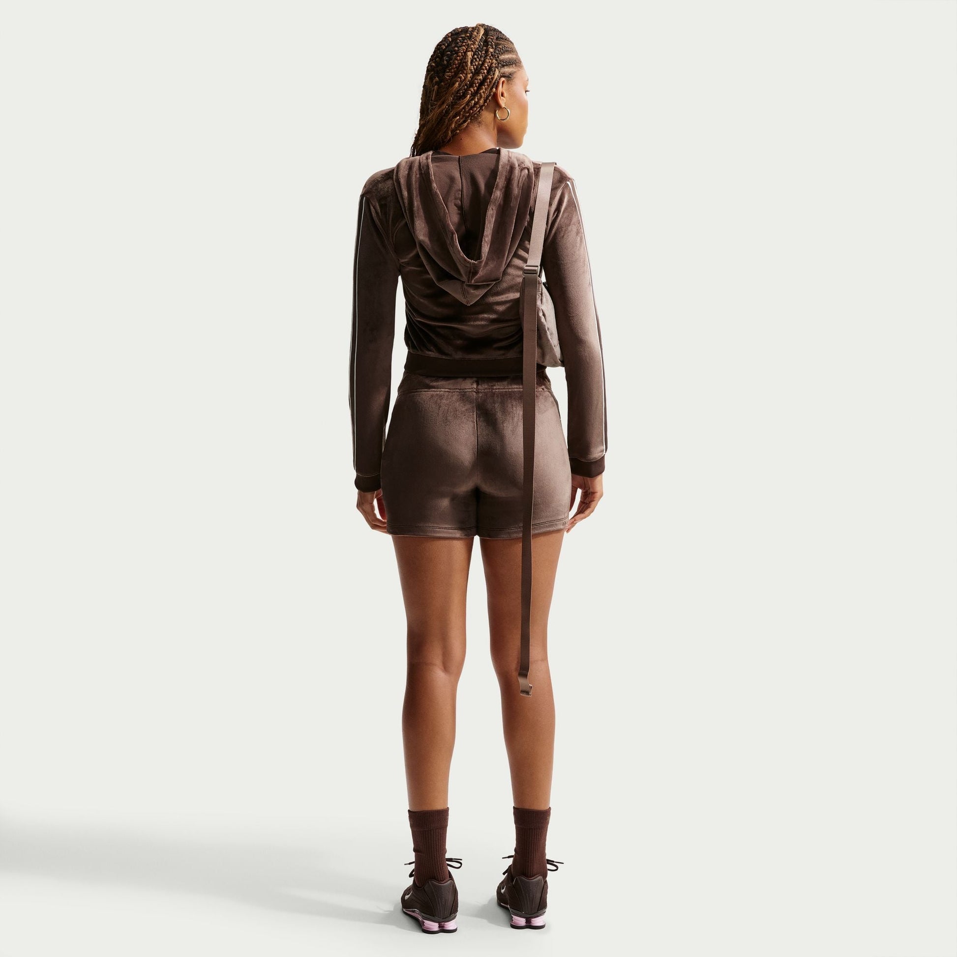 Nike Womens Full Zip Long Sleeve - Baraque Brown Denim Exchange