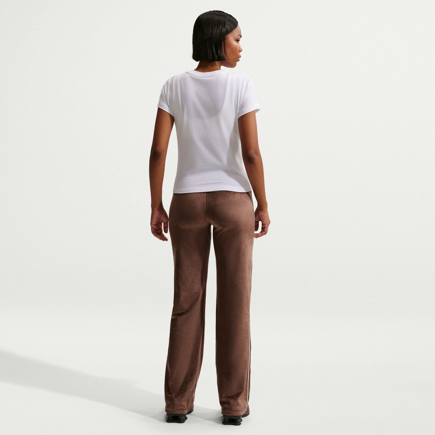 Nike Womens Cropped Tee - White Denim Exchange