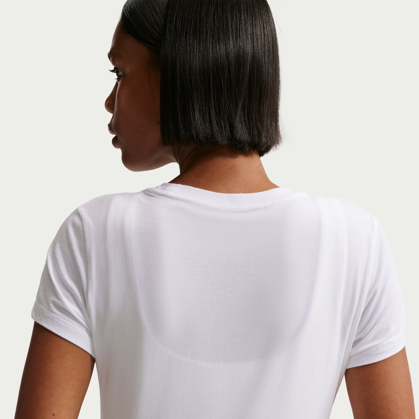 Nike Womens Cropped Tee - White Denim Exchange