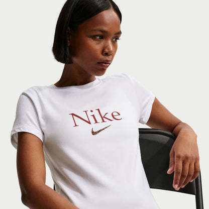 Nike Womens Cropped Tee - White Denim Exchange