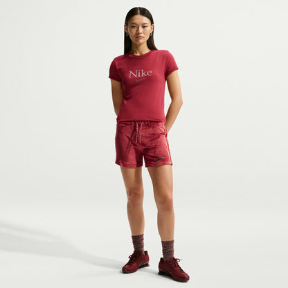 Nike Womens Cropped Tee - Crimson Denim Exchange