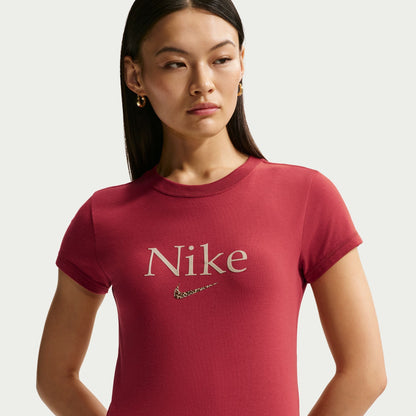 Nike Womens Cropped Tee - Crimson Denim Exchange
