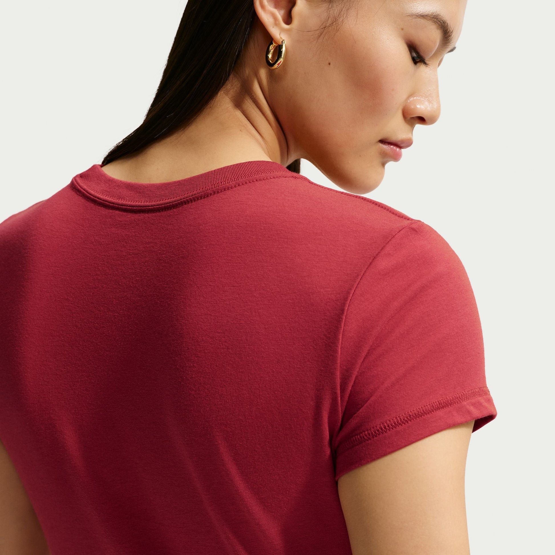 Nike Womens Cropped Tee - Crimson Denim Exchange