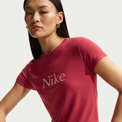 Nike Womens Cropped Tee - Crimson Denim Exchange