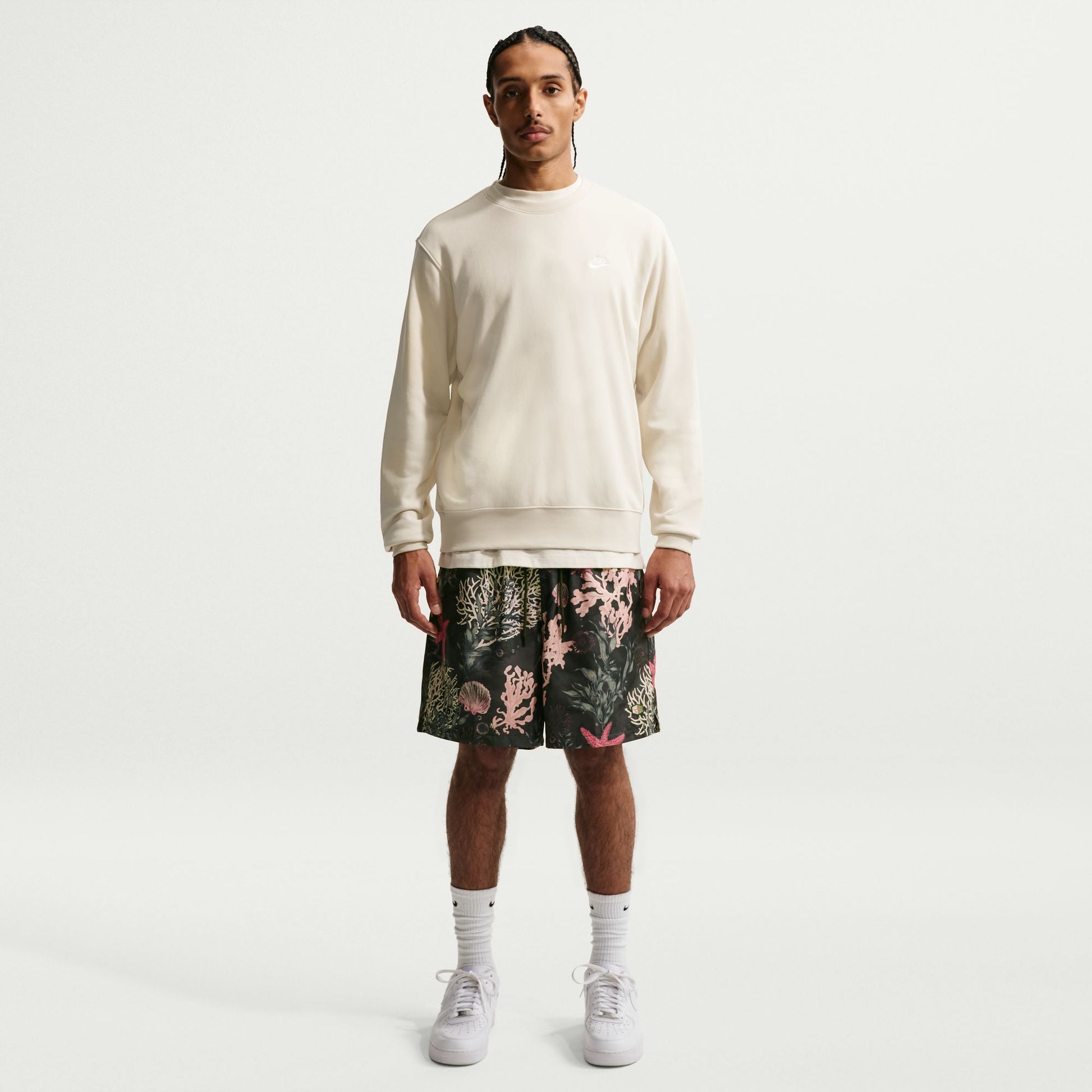 Nike Mens Club Flow Shorts - Sequoia Denim Exchange