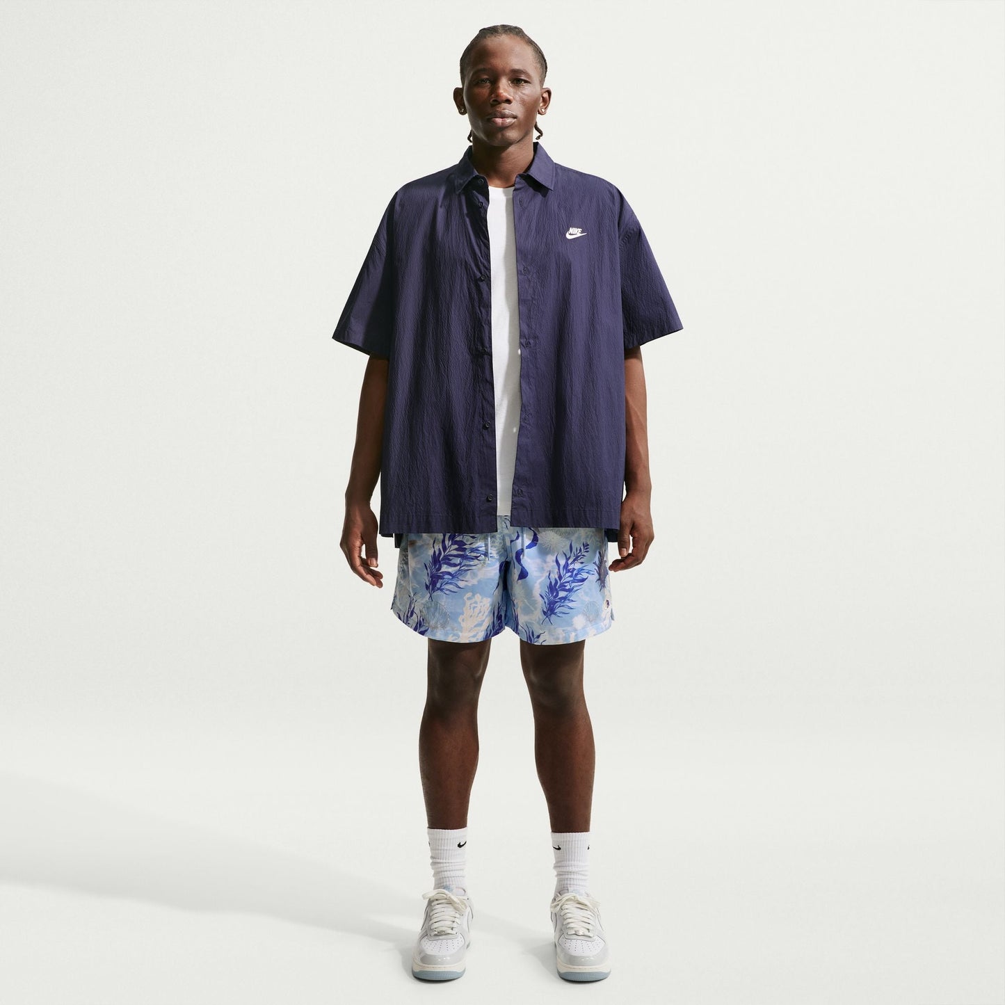 Nike Mens Club Flow Shorts - Celestine Blue Denim Exchange