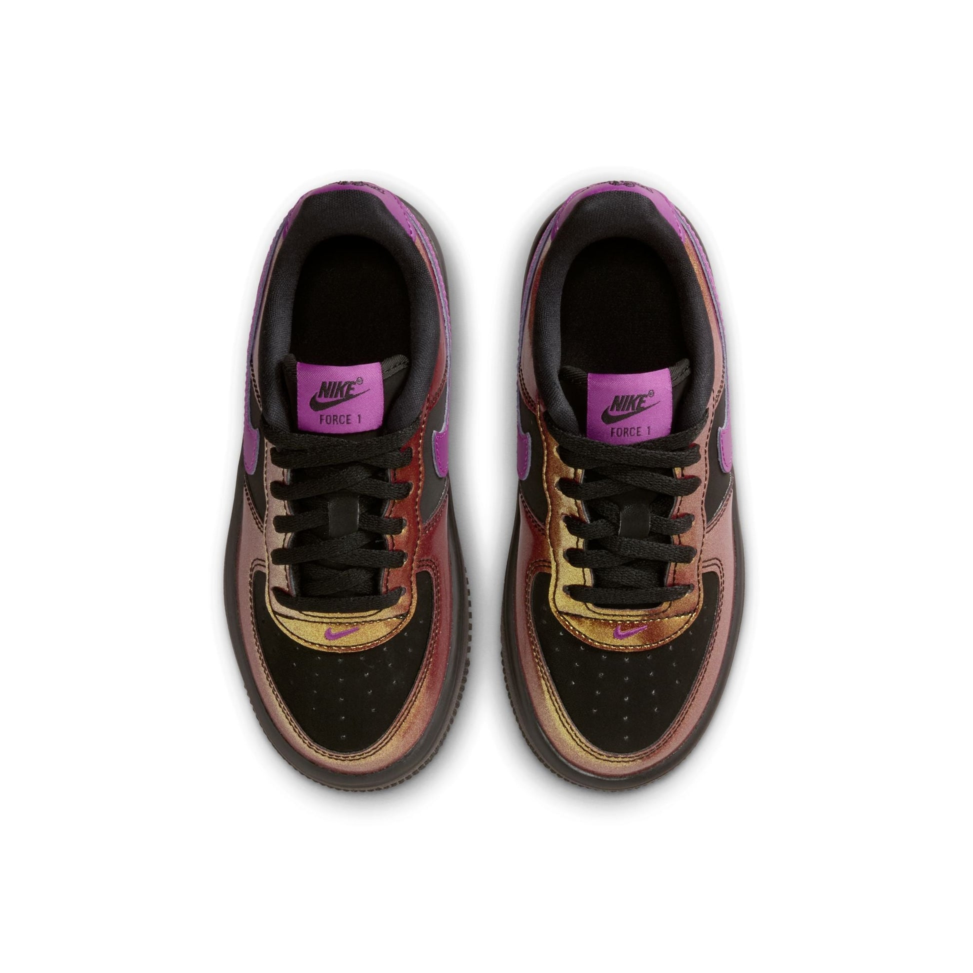 Nike (PS) Force 1 Low Lv8 4 - Black/Bold Berry Denim Exchange