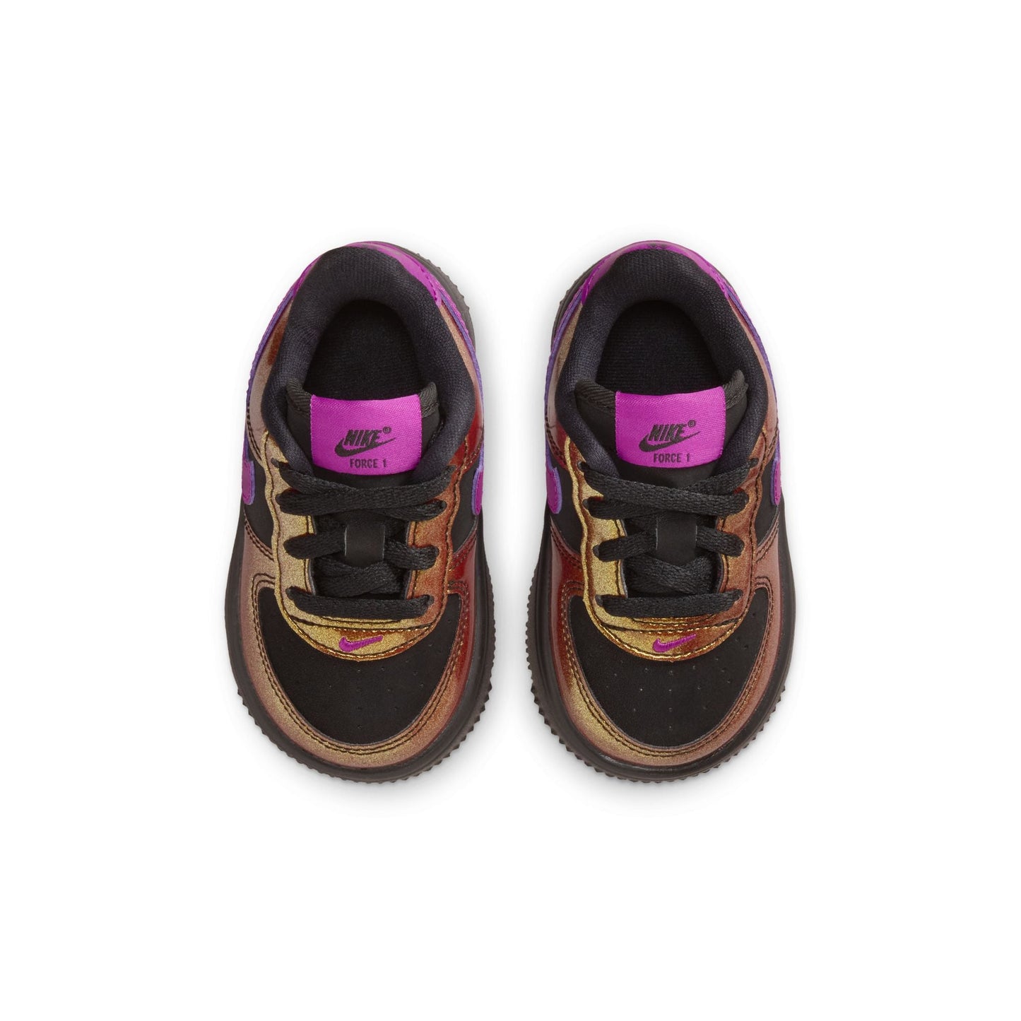 Nike (TD) Force 1 Low Lv8 4 - Black/Bold Berry Denim Exchange