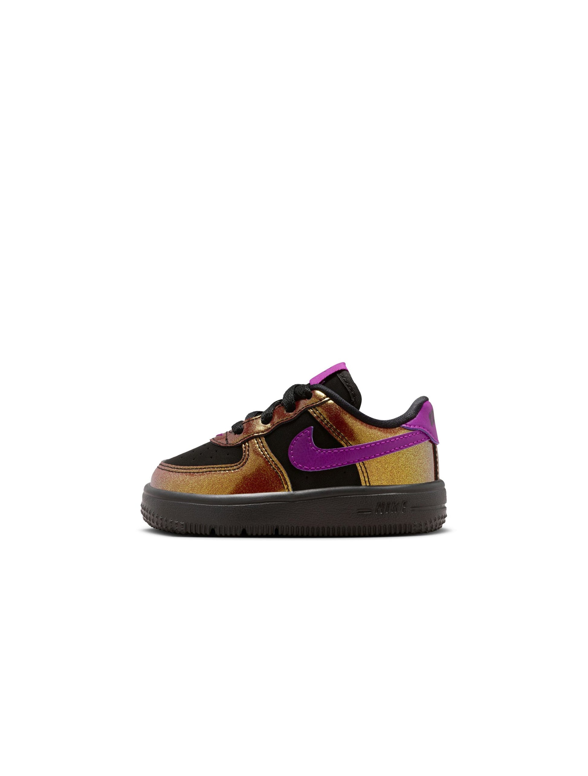 Nike (TD) Force 1 Low Lv8 4 - Black/Bold Berry Denim Exchange
