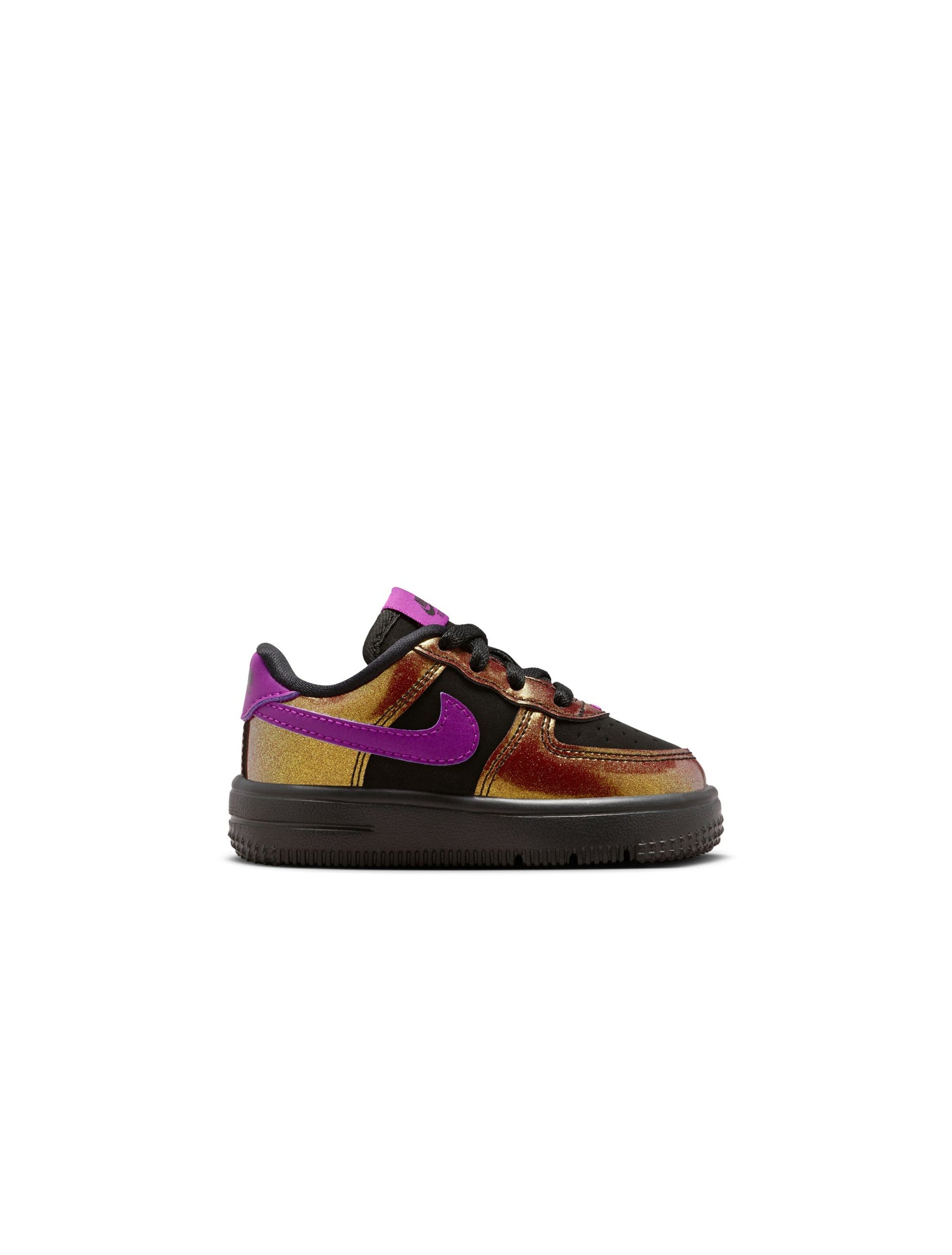 Nike (TD) Force 1 Low Lv8 4 - Black/Bold Berry Denim Exchange