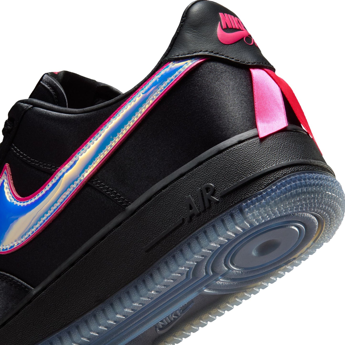 Nike Men's Air Force 1 Breast Cancer Awareness - Black/Hyper Pink Denim Exchange