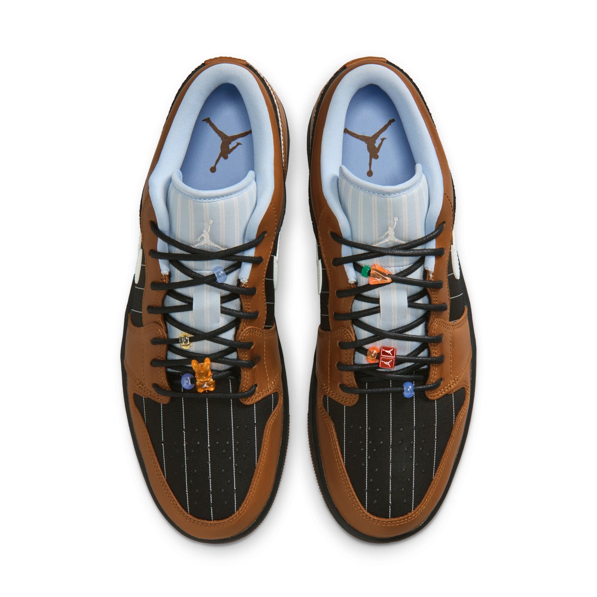 Air Jordan Mens 1 Low SE - Light British Tan Denim Exchange