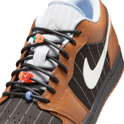 Air Jordan Mens 1 Low SE - Light British Tan Denim Exchange