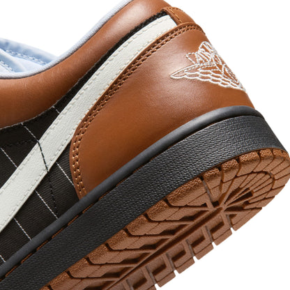 Air Jordan Mens 1 Low SE - Light British Tan Denim Exchange