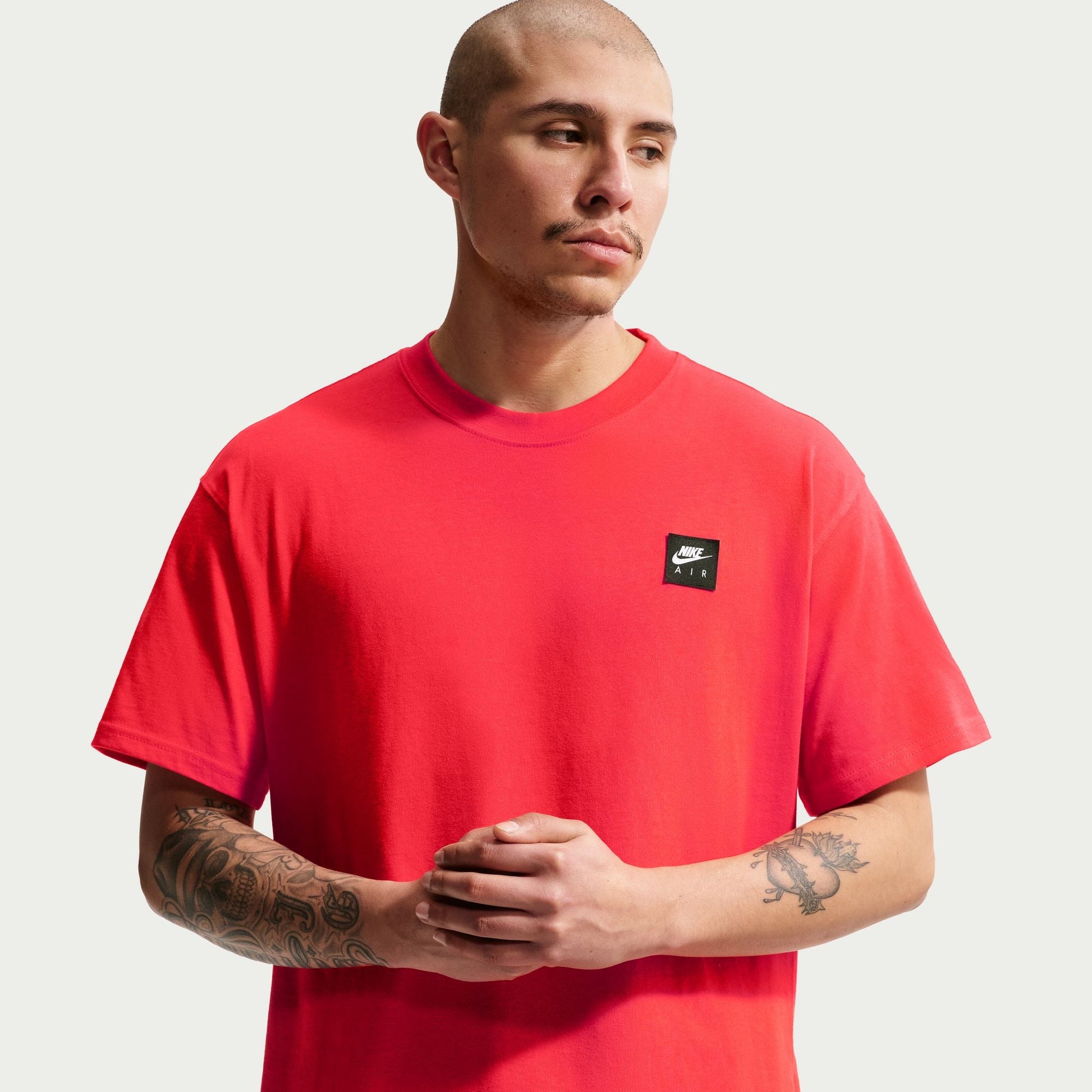 Nike Mens Sportswear Air Tee - Light Crimson Denim Exchange