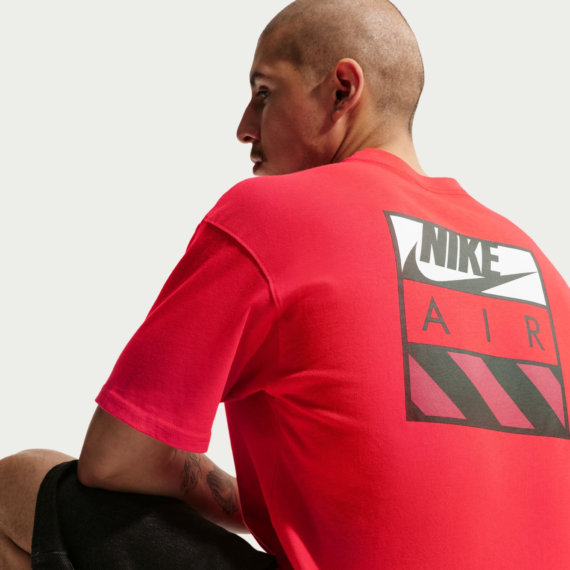 Nike Mens Sportswear Air Tee - Light Crimson Denim Exchange