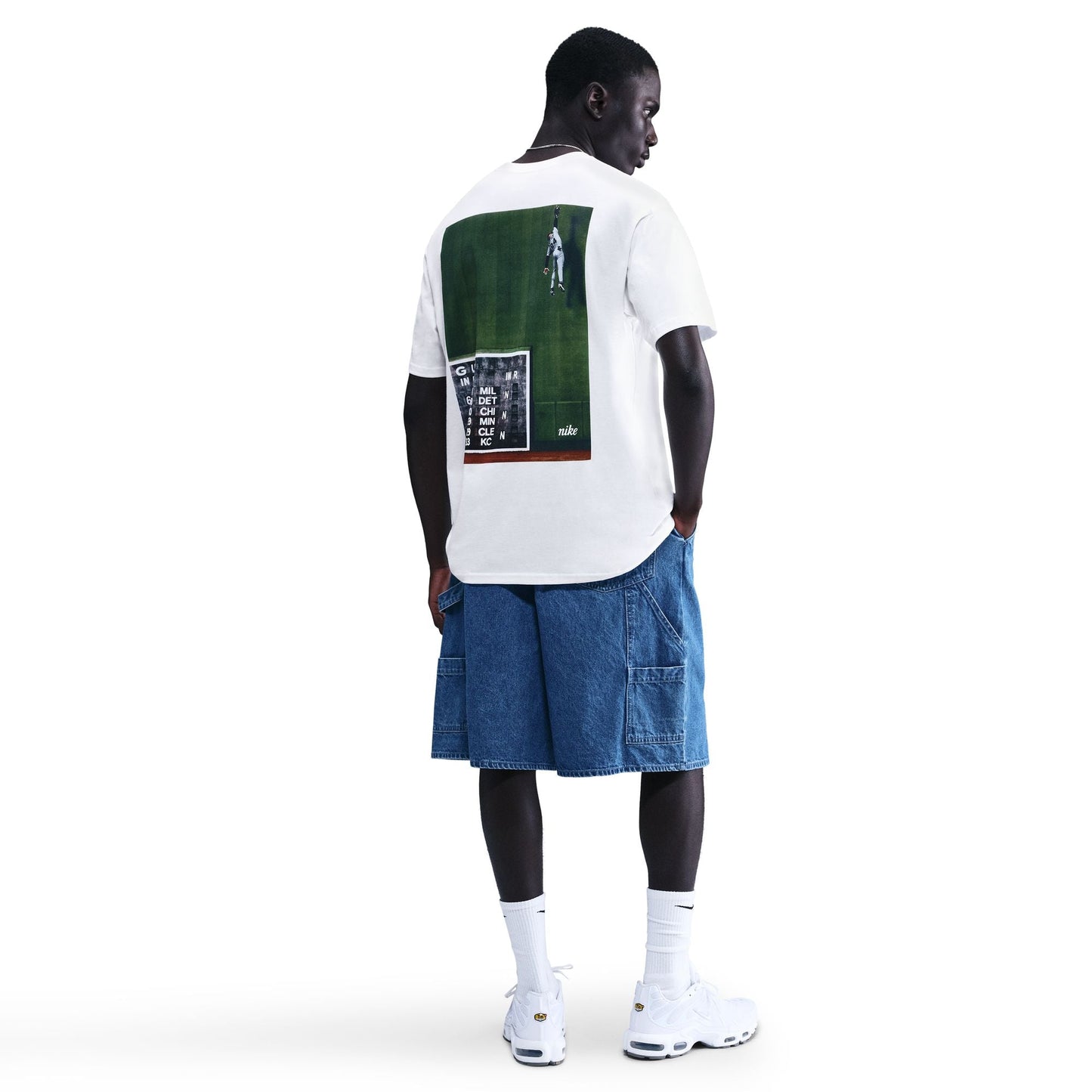 Nike Mens Max90 Tee - White Denim Exchange