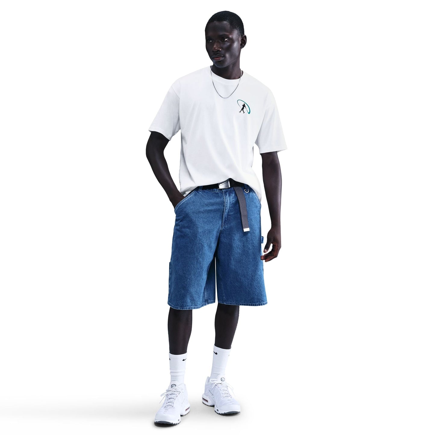 Nike Mens Max90 Tee - White Denim Exchange
