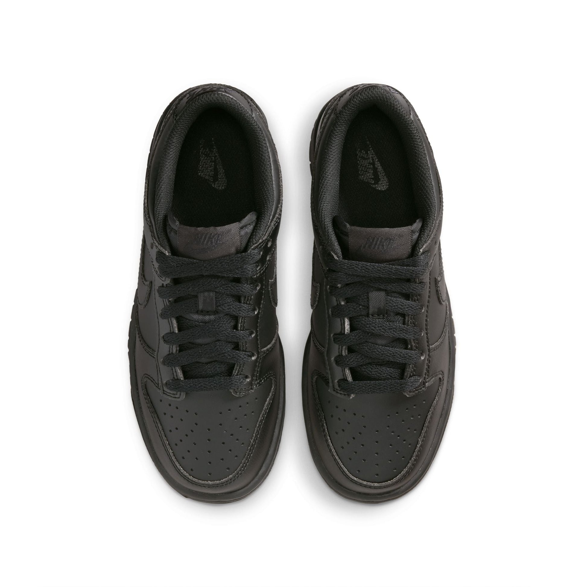 Nike Big Kids Dunk Low - Triple Black Denim Exchange