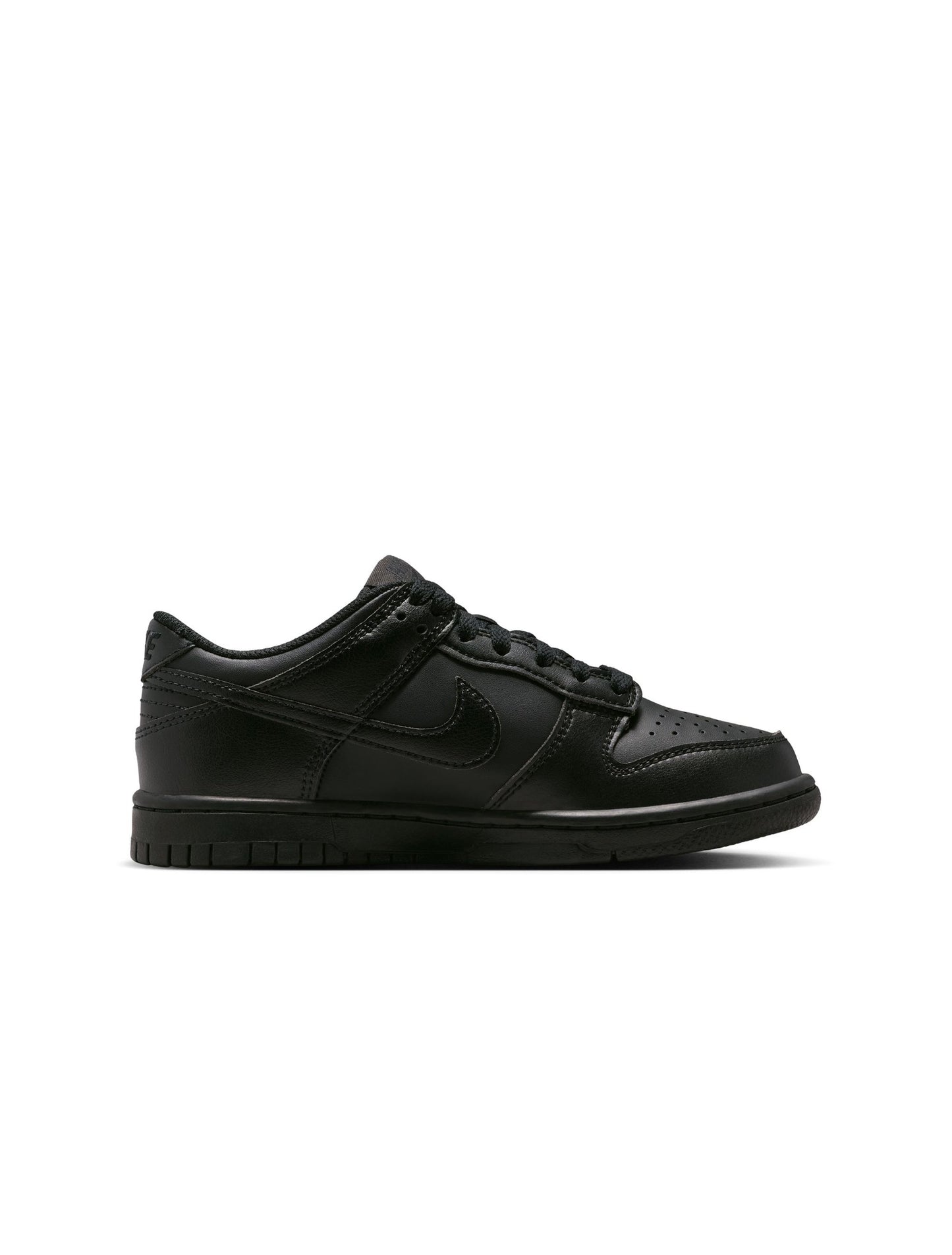 Nike Big Kids Dunk Low - Triple Black Denim Exchange