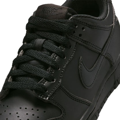 Nike Big Kids Dunk Low - Triple Black Denim Exchange