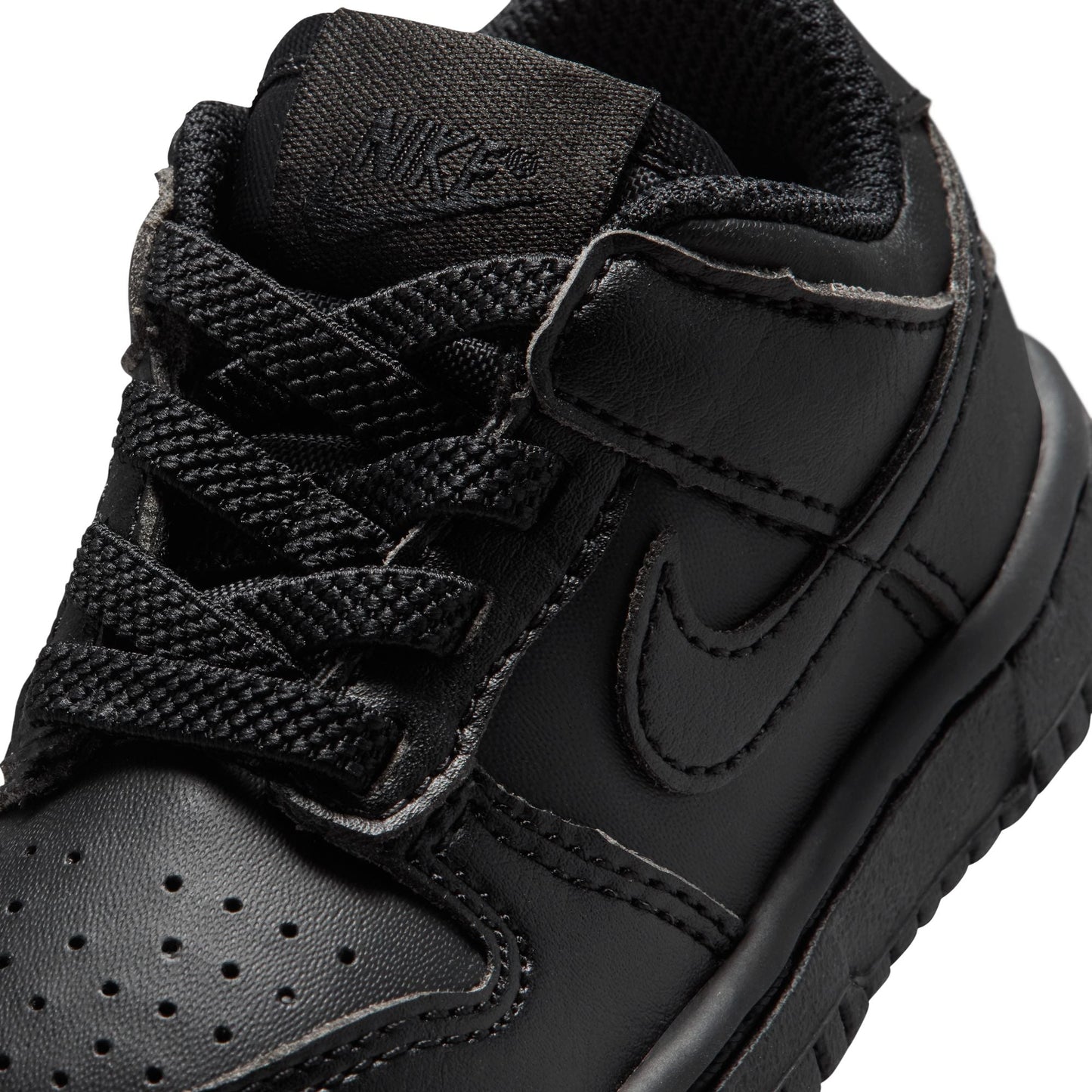 Nike (TD) Dunk Low - Triple Black Denim Exchange
