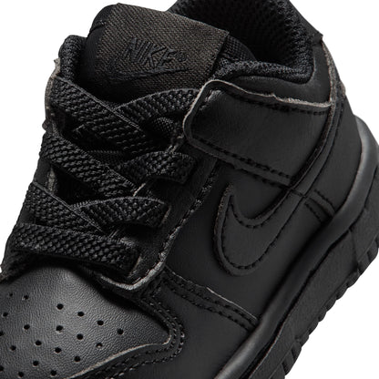 Nike (TD) Dunk Low - Triple Black Denim Exchange