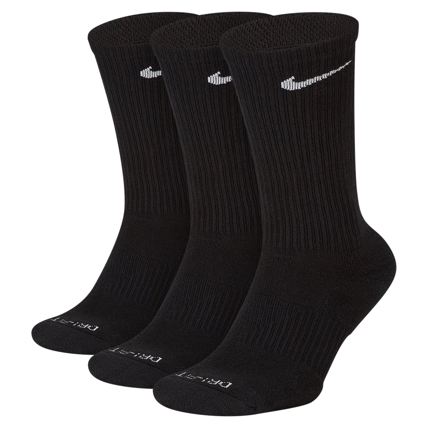 Nike 3-Pack Everyday Plus Cushioned Socks - Black Denim Exchange