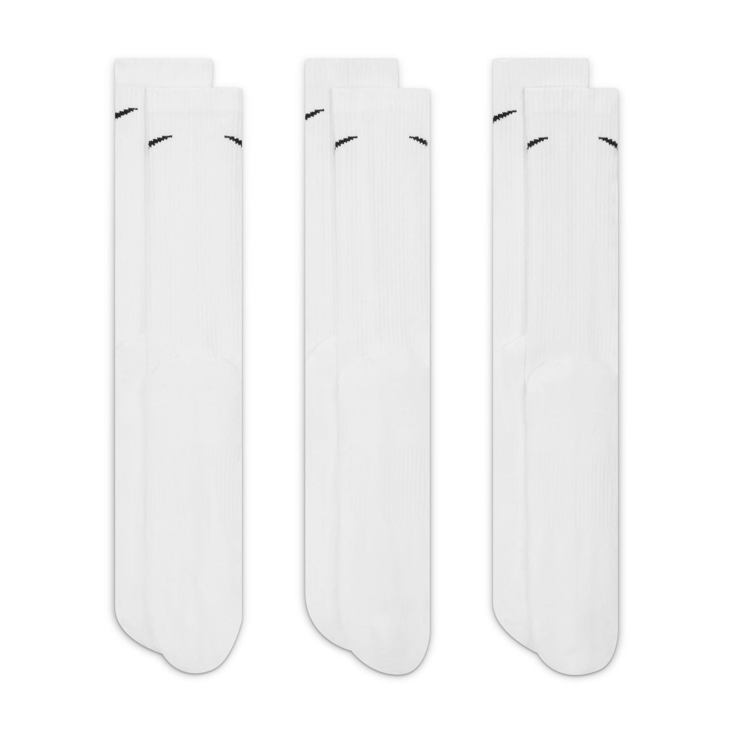 Nike Adult 3-Pack Everyday Plus Cushioned Socks - White Denim Exchange