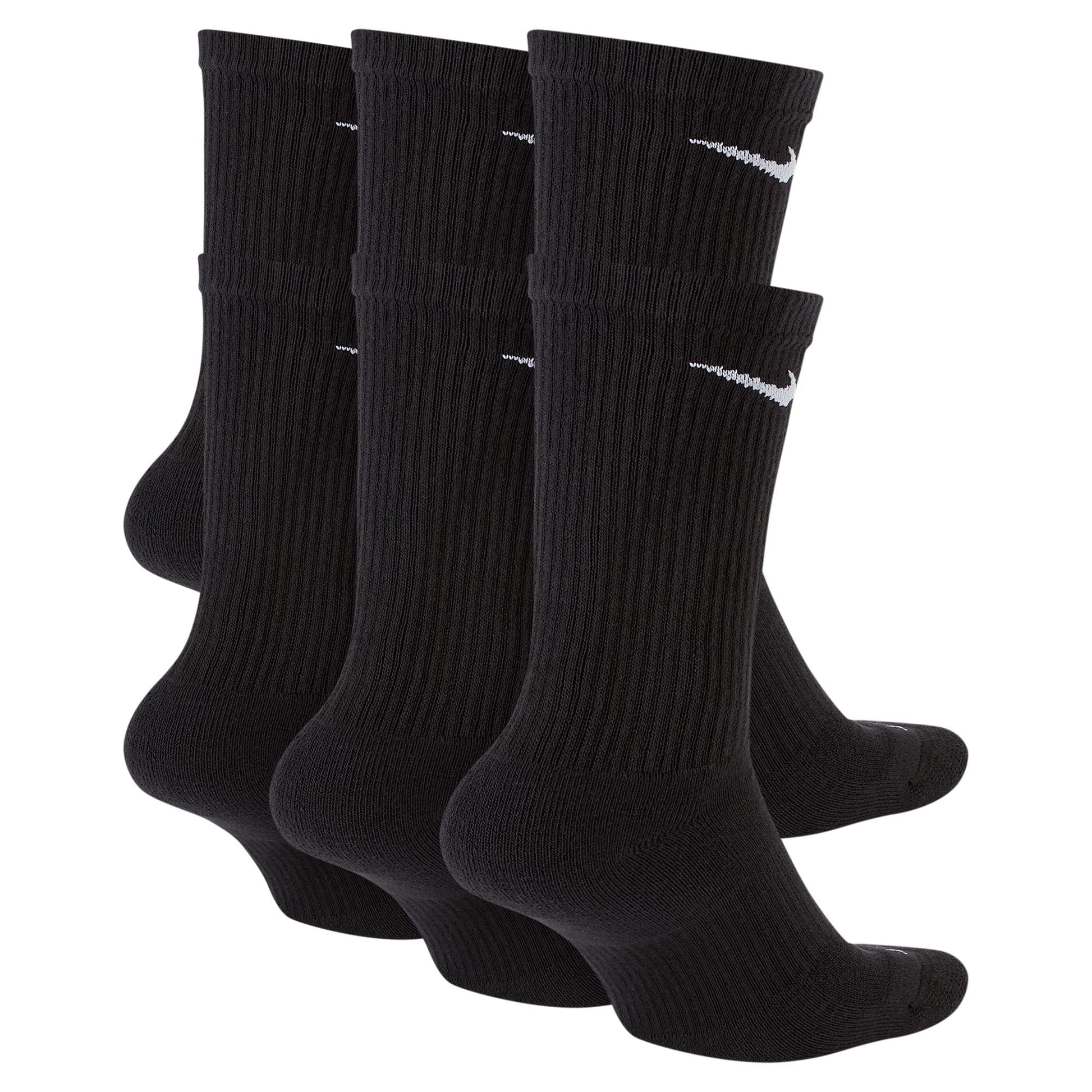 Nike Dri-Fit 6-Pack Cushioned Crew Socks - Black Denim Exchange