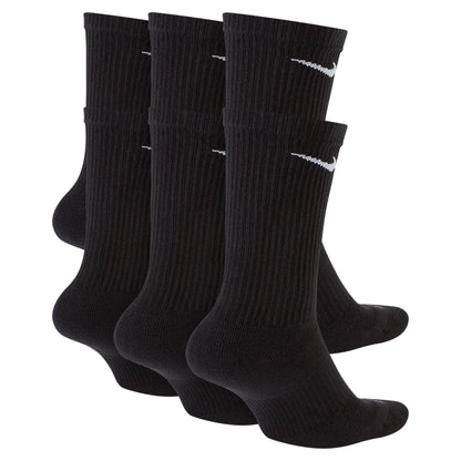 Nike Dri-Fit 6-Pack Cushioned Crew Socks - Black Denim Exchange
