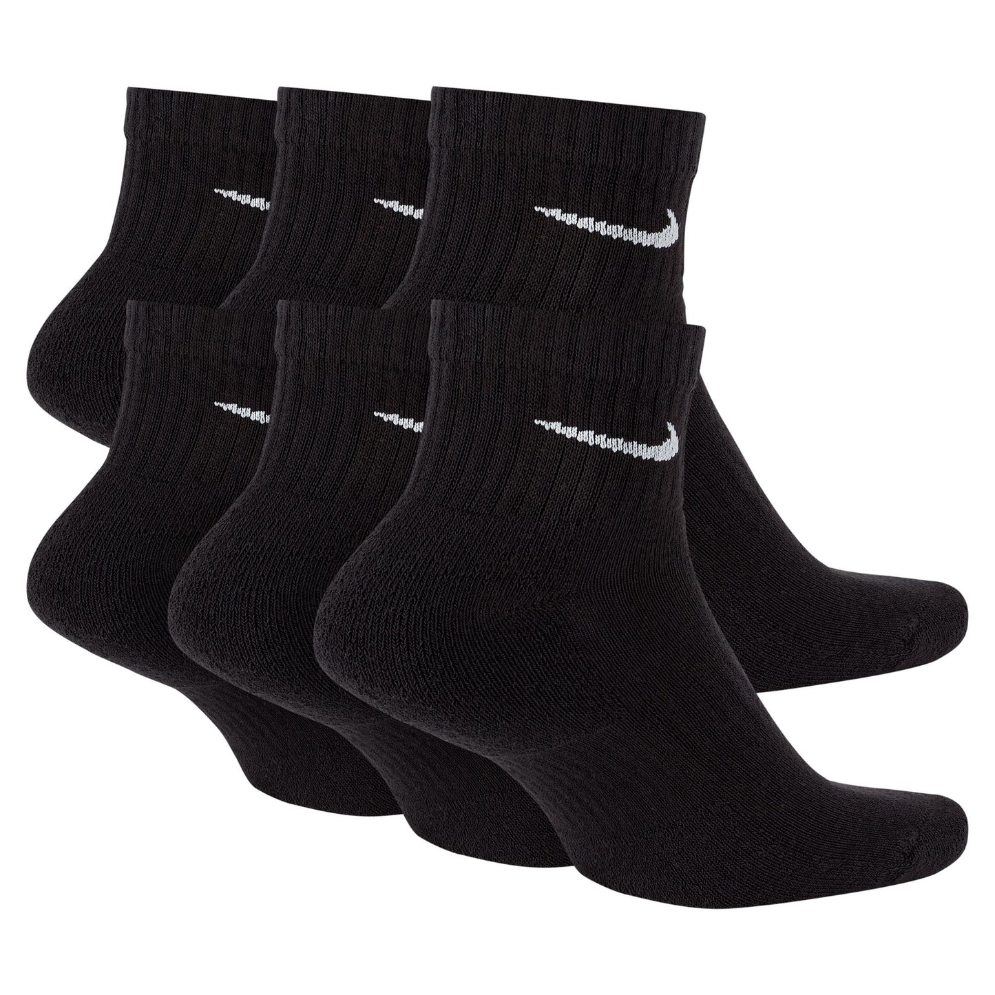 Nike Men's Everyday Cushioned 6-Pack Ankle Socks - Black Denim Exchange