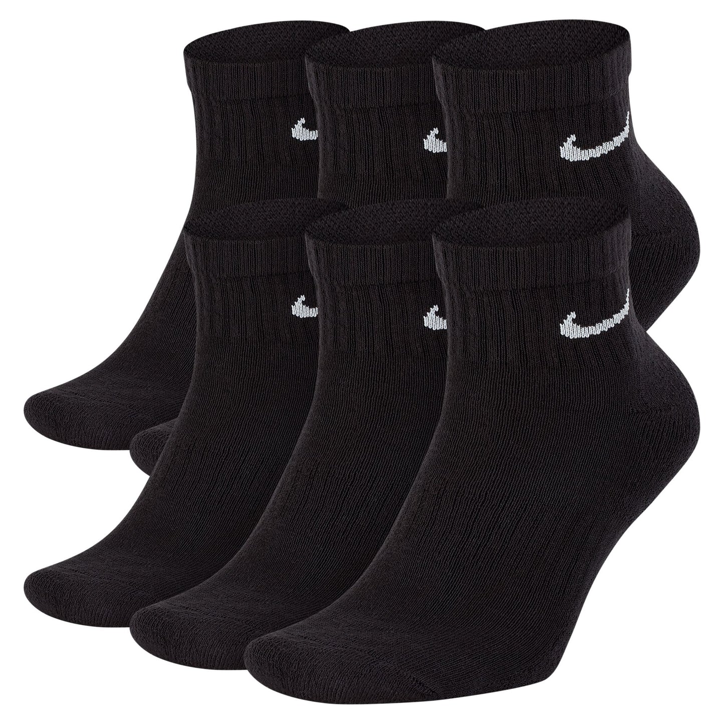 Nike Men's Everyday Cushioned 6-Pack Ankle Socks - Black Denim Exchange