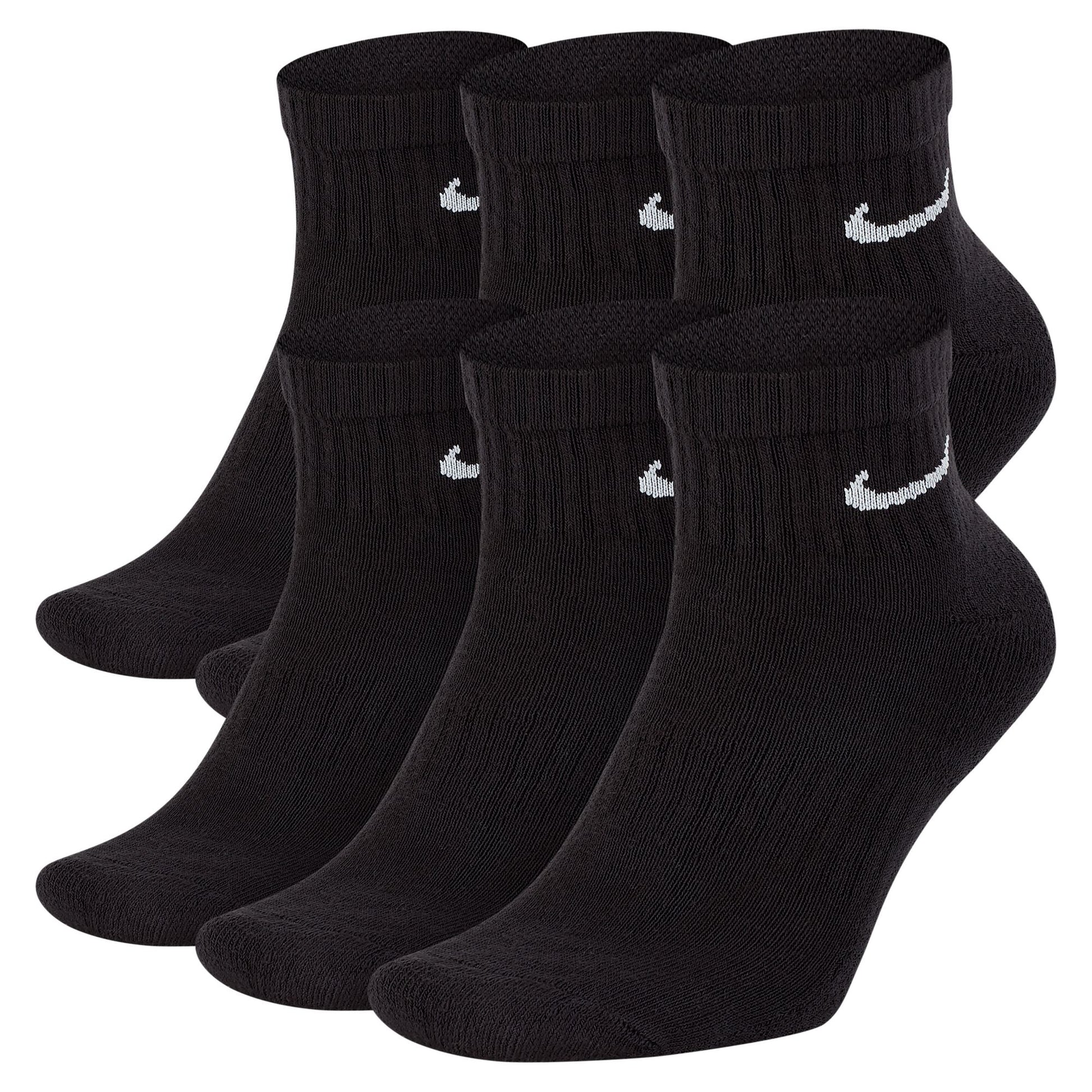 Nike Men's Everyday Cushioned 6-Pack Ankle Socks - Black Denim Exchange