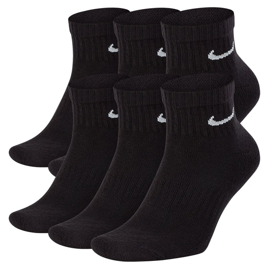 Nike Men's Everyday Cushioned 6-Pack Ankle Socks - Black Denim Exchange